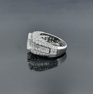 DIANA – 9 Carat Emerald LGD Ring in 10K White Gold