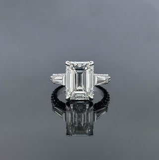 CAMILLA – 13 Carat Oval LGD Ring in 14K White Gold