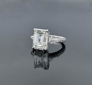 CAMILLA – 13 Carat Oval LGD Ring in 14K White Gold
