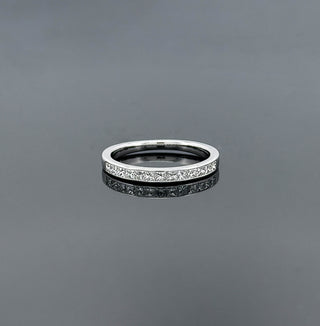NADIA – 0.5 Carat Princess LGD Ring in Platinum