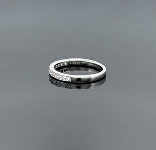 NADIA – 0.5 Carat Princess LGD Ring in Platinum