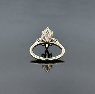THALIA – 3.5 Carat Marquise LGD Ring in 14K Yellow Gold