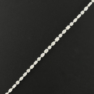 AURORA – 10 Carat Fancy LGD Bracelet in 10K White Gold