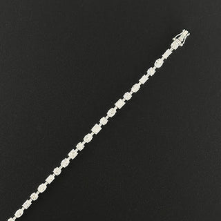 AURORA – 10 Carat Fancy LGD Bracelet in 10K White Gold