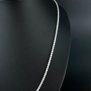DIANA – 8 Carat Round LGD Tennis Bracelet in 14K Yellow Gold