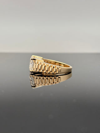 6 Carats Men's Radiant Cut Ring (LGD)
