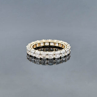 PENELOPE – 4 Carat Asscher LGD Ring in 14K Yellow Gold