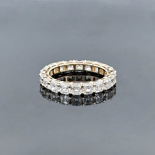 PENELOPE – 4 Carat Asscher LGD Ring in 14K Yellow Gold