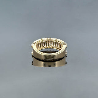 AURELIA – 2 Carat Baguette LGD Eternity Ring in 10K Yellow Gold