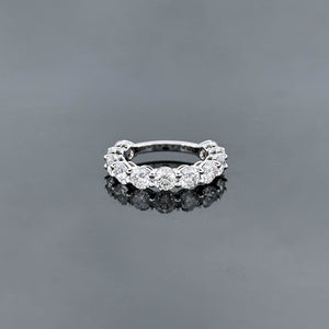 AMARA – 3 Carat Round LGD Eternity Ring in 14K White Gold