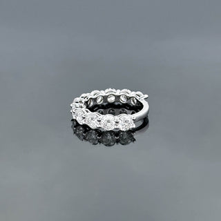 AMARA – 3 Carat Round LGD Eternity Ring in 14K White Gold