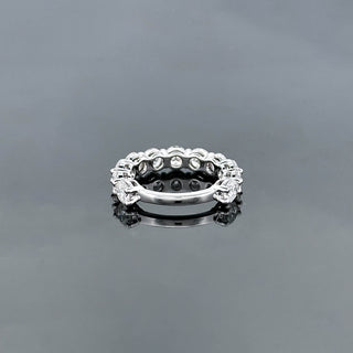 AMARA – 3 Carat Round LGD Eternity Ring in 14K White Gold