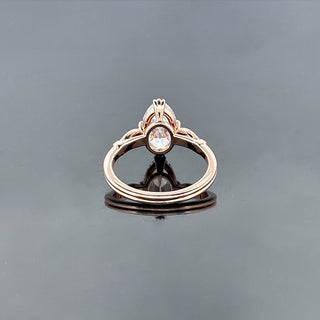 VALENTINA – 5 Carat Marquise LGD Ring in 14K Pink Gold