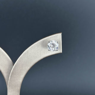 AMARA – 4 Carat Total Round LGD Earrings in 10K White Gold