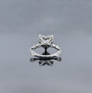 FREYA – 6.5 Carat Heart LGD Ring in 14K White Gold