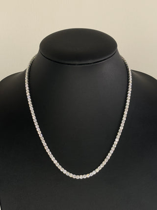 34.5 Carats 4.2mm Elegant Classic Tennis Chain in 14kt Gold– 22 Inches