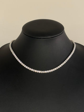 30 Carats 4.4mm Elegant Classic Tennis Chain in 14kt Gold– 18 Inches