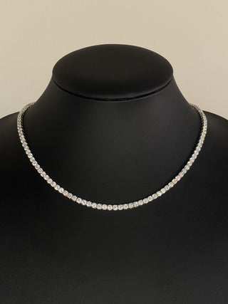 28 Carats 4.2mm Elegant Classic Tennis Chain in 14kt Gold– 18 Inches