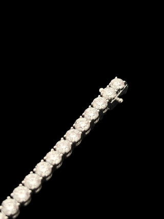 10.9 Carats 4.2mm Elegant Classic Tennis Bracelet in 14kt Gold– 7 Inches