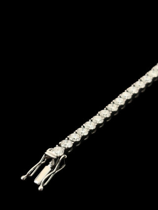 10.9 Carats 4.2mm Elegant Classic Tennis Bracelet in 14kt Gold– 7 Inches