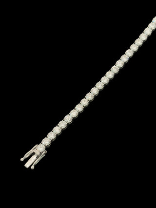 8 Carats 3.6mm Elegant Classic Tennis Bracelet in 14kt Gold – 7 Inches
