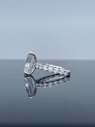 5.6 Carats The Opulence Radiant-Cut (LGD) Diamond Ring in 14K Gold