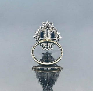 GABRIELLA – 7 Carat Marquise LGD Ring in 10K Yellow & White Gold