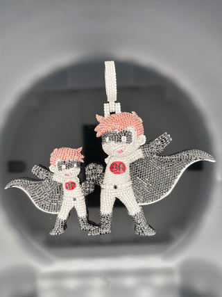 22 Carats (LGD) Superhero Pendant | Custom Jewelry Pendant in 10K Gold