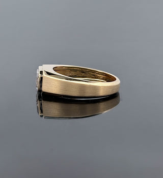 GINEVRA – 2 Carat Emerald Bezel LGD Ring in 18K Yellow Gold