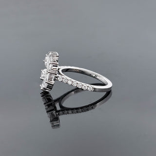 BEATRICE – 2 Carat Pear LGD Ring in 14K White Gold