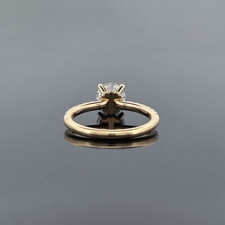 OCTAVIA – 1.5 Carat Round LGD Ring in 18K Yellow Gold