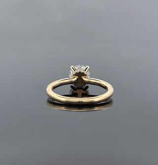 GYTHA – 1.5 Carat Round LGD Ring in 18K Yellow Gold