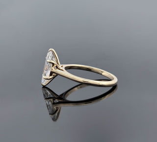 GISELLE – 2 Carat Marquise LGD Ring in 14K Yellow Gold