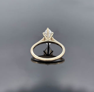 GISELLE – 2 Carat Marquise LGD Ring in 14K Yellow Gold