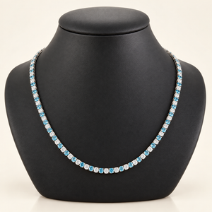 MIRA — 33.83ct Tennis Lab-Grown Diamond Necklace