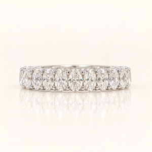 SABINE — 4.97ct Oval Eternity Lab-Grown Diamond Ring