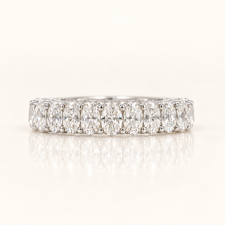 SABINE — 4.97ct Oval Eternity Lab-Grown Diamond Ring