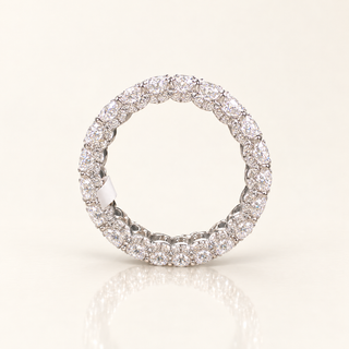 SABINE — 4.97ct Oval Eternity Lab-Grown Diamond Ring