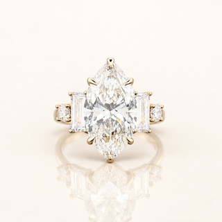 LUCIA — 5.02ct Baguette Lab-Grown Diamond Ring