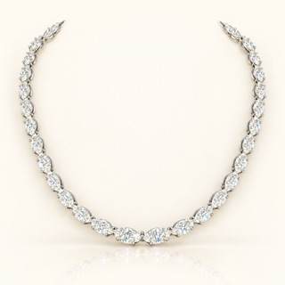 MAREN — 25.83ct Marquise Lab-Grown Diamond Necklace