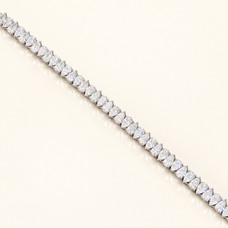 CELINE — 9.99ct Pear Lab-Grown Diamond Bracelet