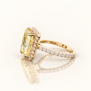 VELA — 5.51ct Radiant Lab-Grown Diamond Ring