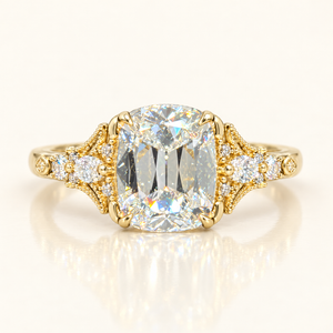 SORA — 3.07ct Old Mine Cushion Lab-Grown Diamond Ring