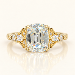SORA — 3.07ct Cushion Lab-Grown Diamond Ring