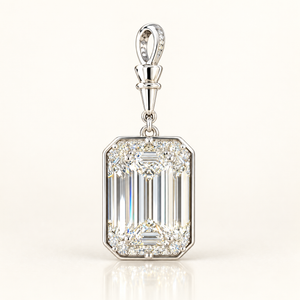 MIRA — 10.05ct Emerald Cut Lab-Grown Diamond Pendant