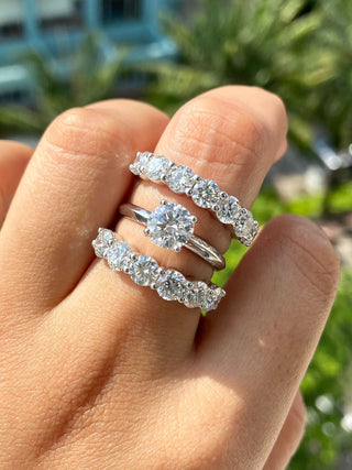 Round Brilliant Cut Diamond Eternity Band