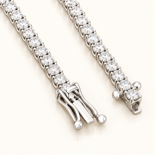 3.2mm Classic 4-Prong Tennis Bracelet (LGD) - 14kt Gold