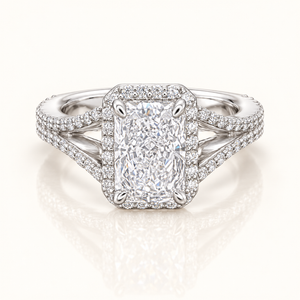 AUBREY — 2ct Radiant Split Shank Lab-Grown Diamond Ring