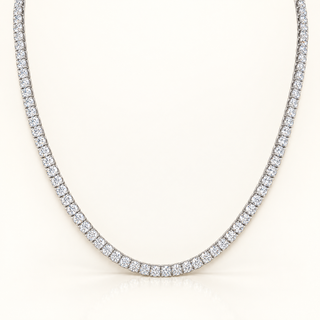 36.5 Carats Elegant 4.4mm Classic 4-Prong Tennis Chain (LGD) - 14kt Gold