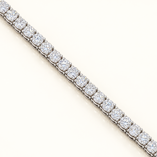36.5 Carats Elegant 4.4mm Classic 4-Prong Tennis Chain (LGD) - 14kt Gold